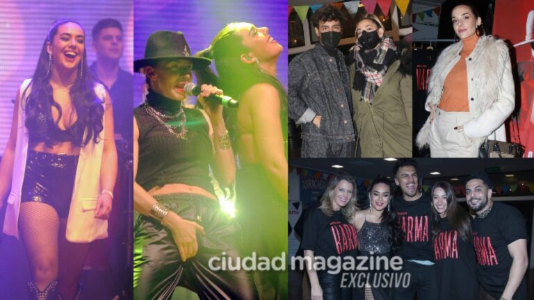 Las fotos del show de Ángela Leiva hizo un dúo con Romina Gaetani y sus compañeros de La Academia no se la quisieron perder