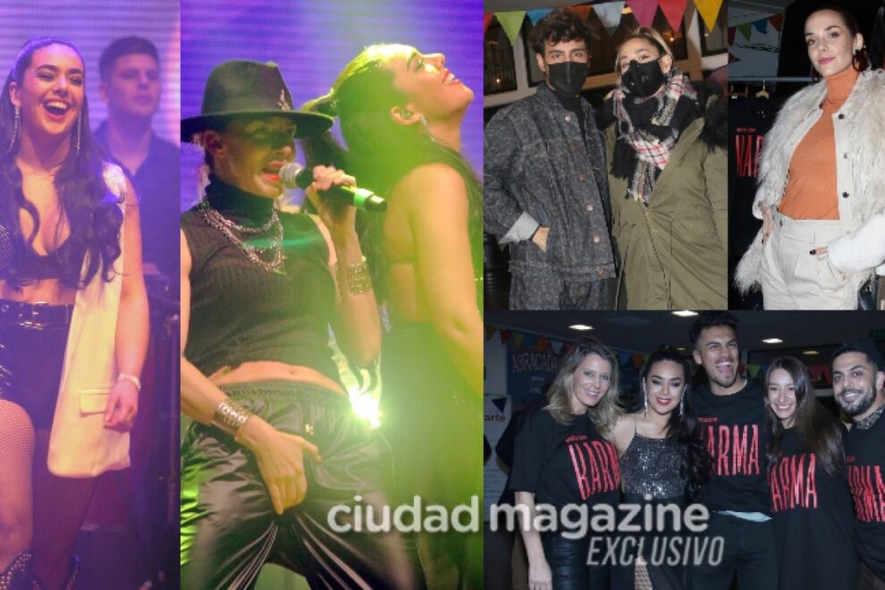 Las fotos del show de Ángela Leiva hizo un dúo con Romina Gaetani y sus compañeros de La Academia no se la quisieron perder